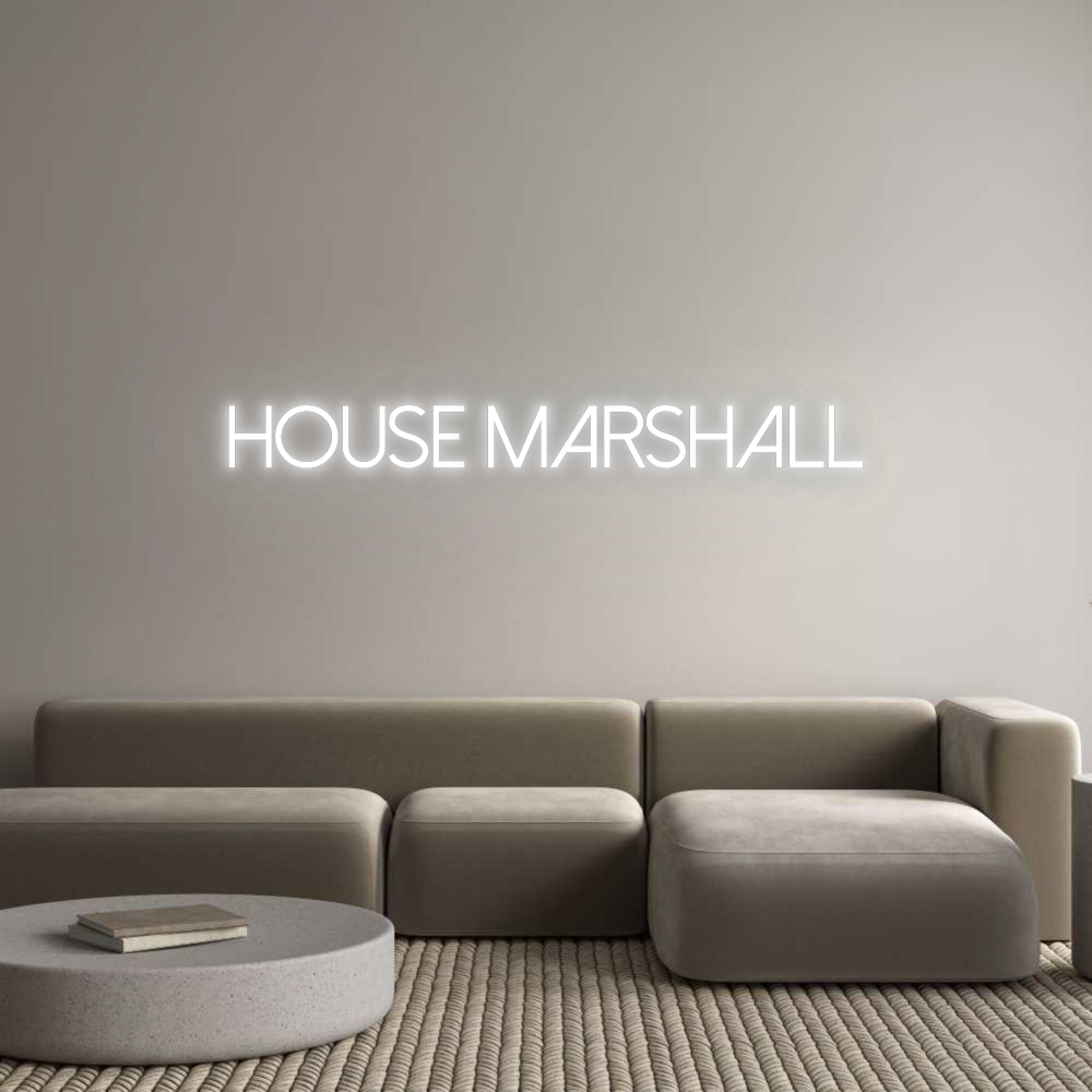 Custom Neon: House Marshall