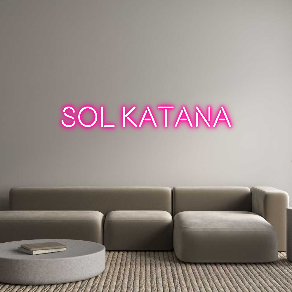 Custom Neon: SOL KATANA