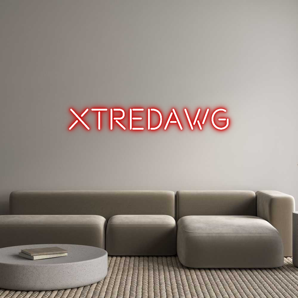 Custom Neon Text - xTredawg