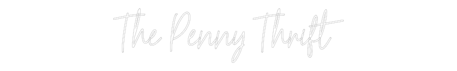 Custom Neon Text - The Penny Thr...