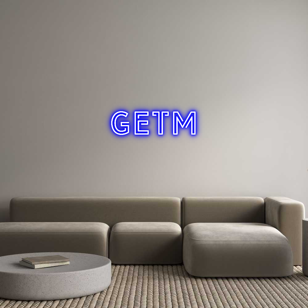 Custom Neon Text - GETM