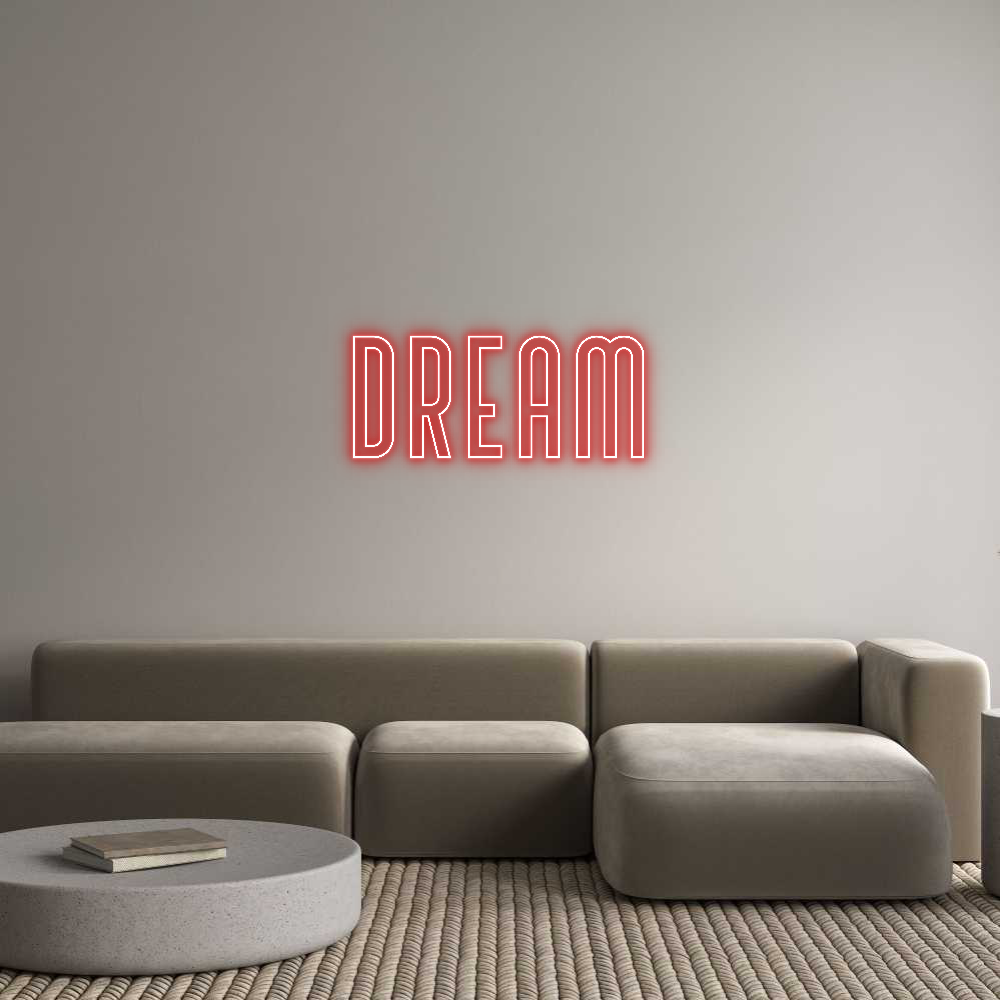 Custom Neon Text - Dream