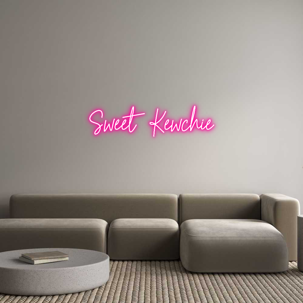 Custom Neon Text - Sweet Kewchie