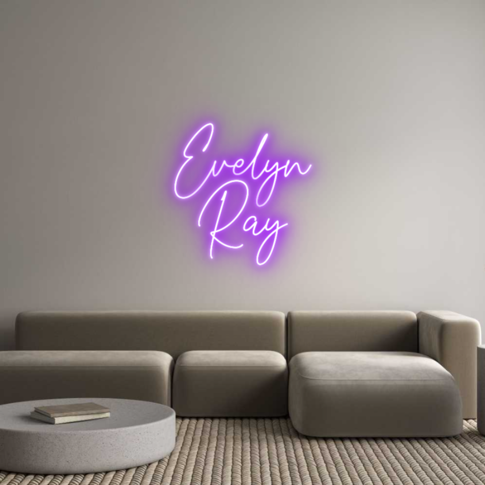 Custom Neon Text - Evelyn
Ray