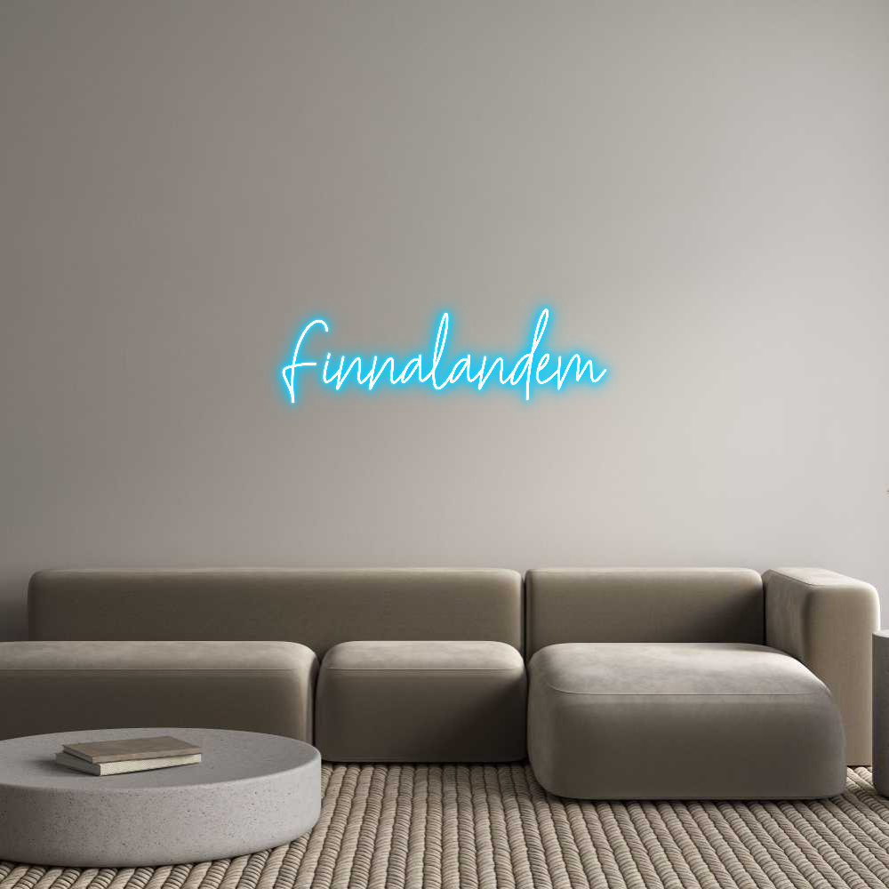 Custom Neon Text - Finnalandem