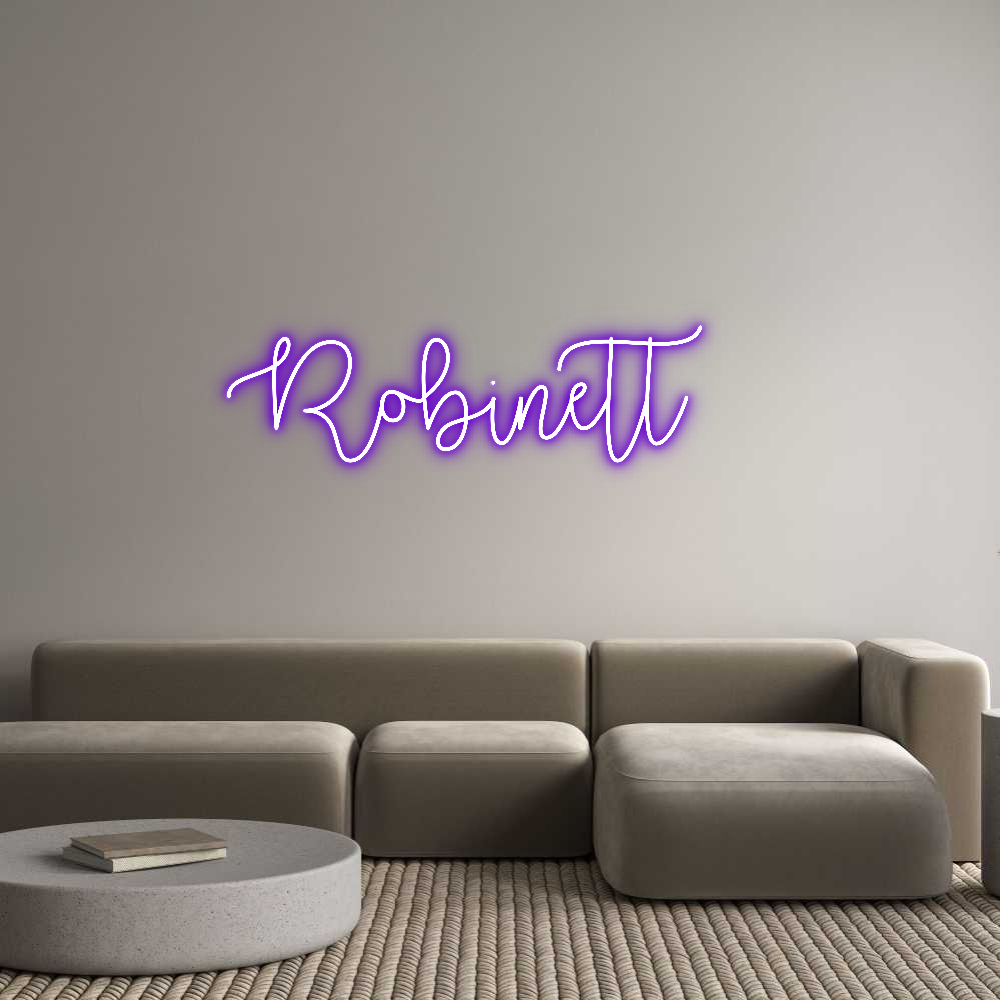 Custom Neon Text - Robinett