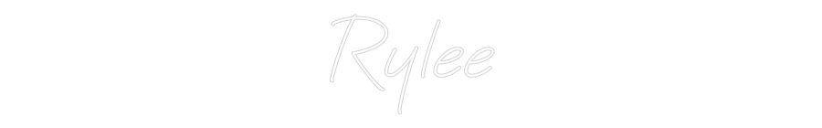 Custom Neon Text - Rylee