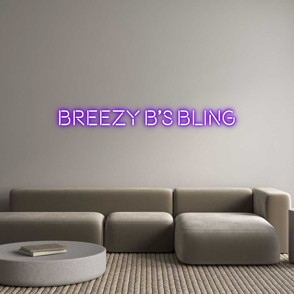 Custom Neon Text - Breezy B's Bl...