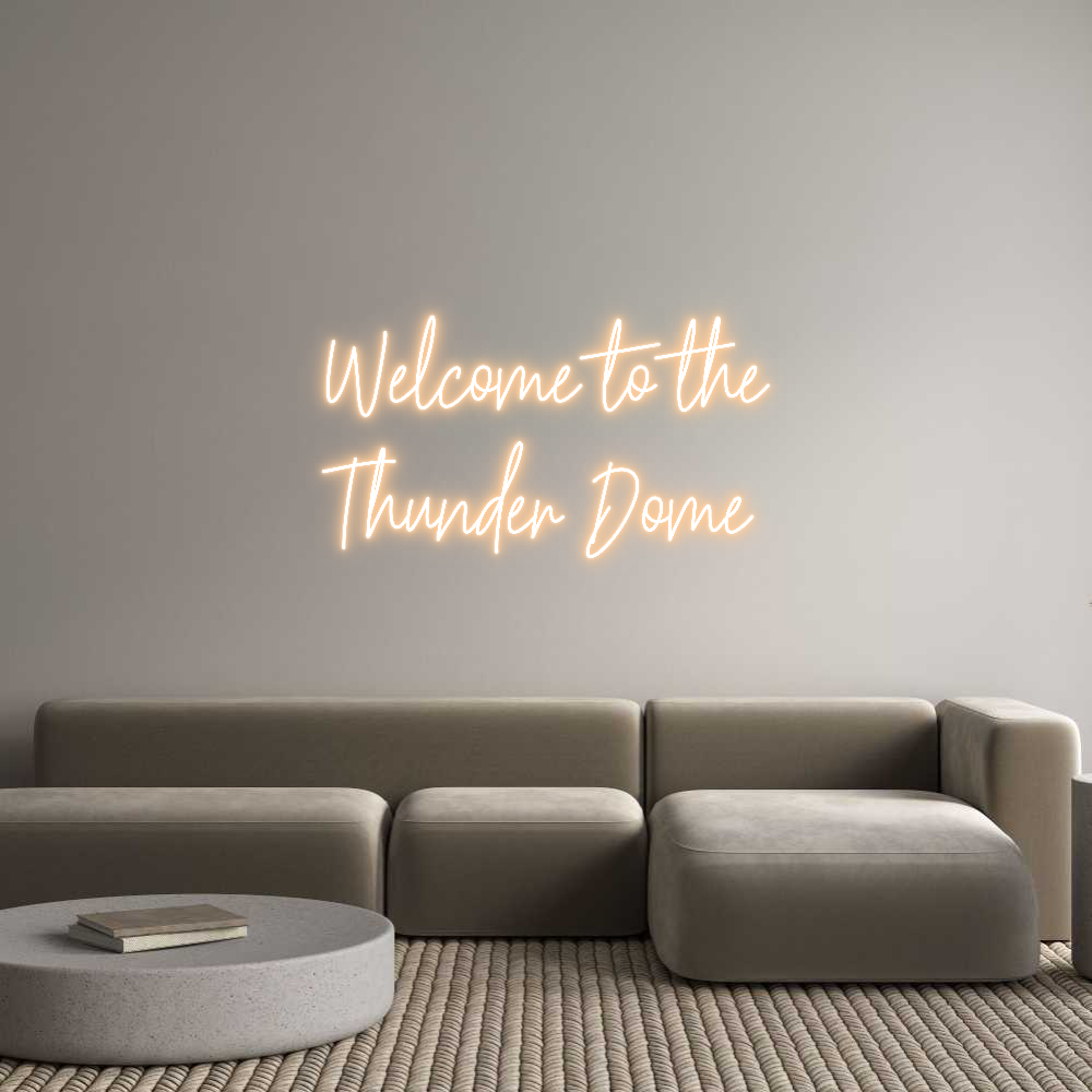 Custom Neon Text - Welcome to th...