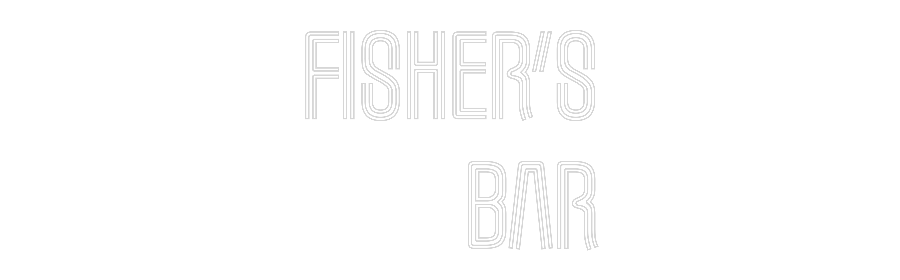 Custom Neon Text - Fisher’s
Bar