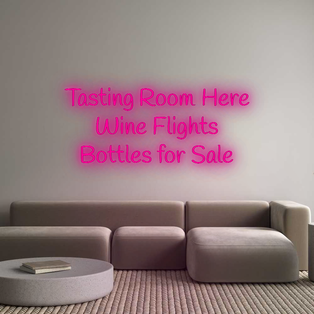 Custom Neon: Tasting Room ...