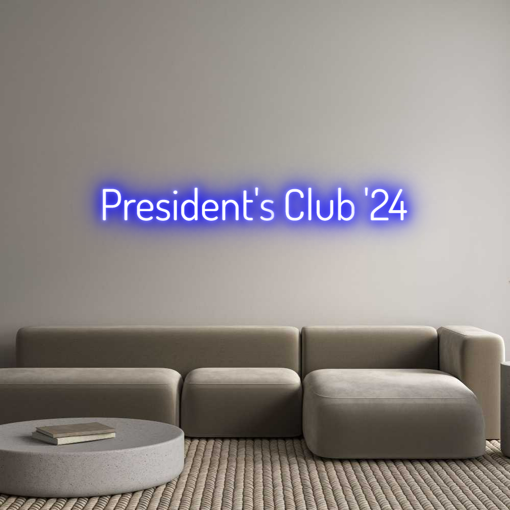 Custom Neon Text - President's C...