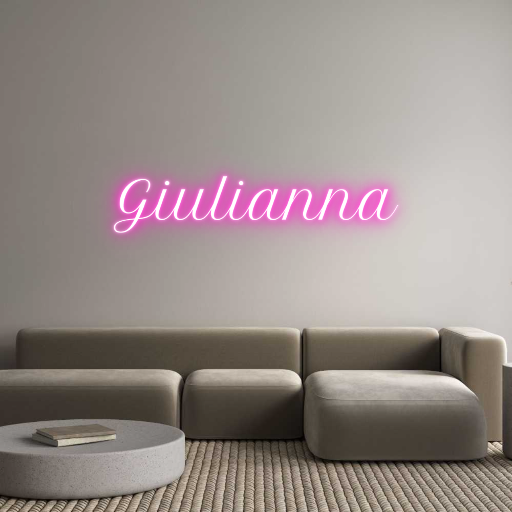 Custom Neon Text - Giulianna