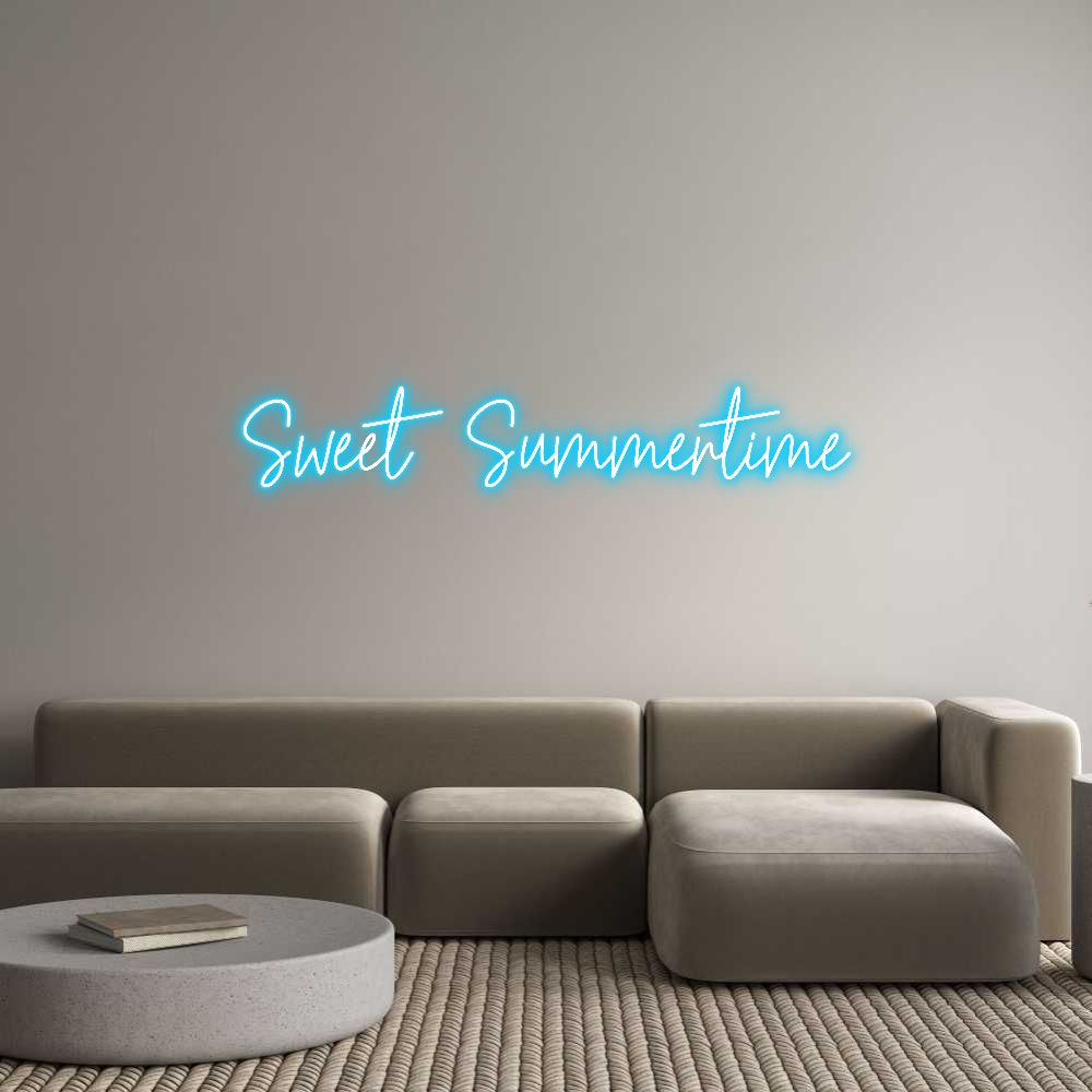 Custom Neon Text - Sweet Summert...