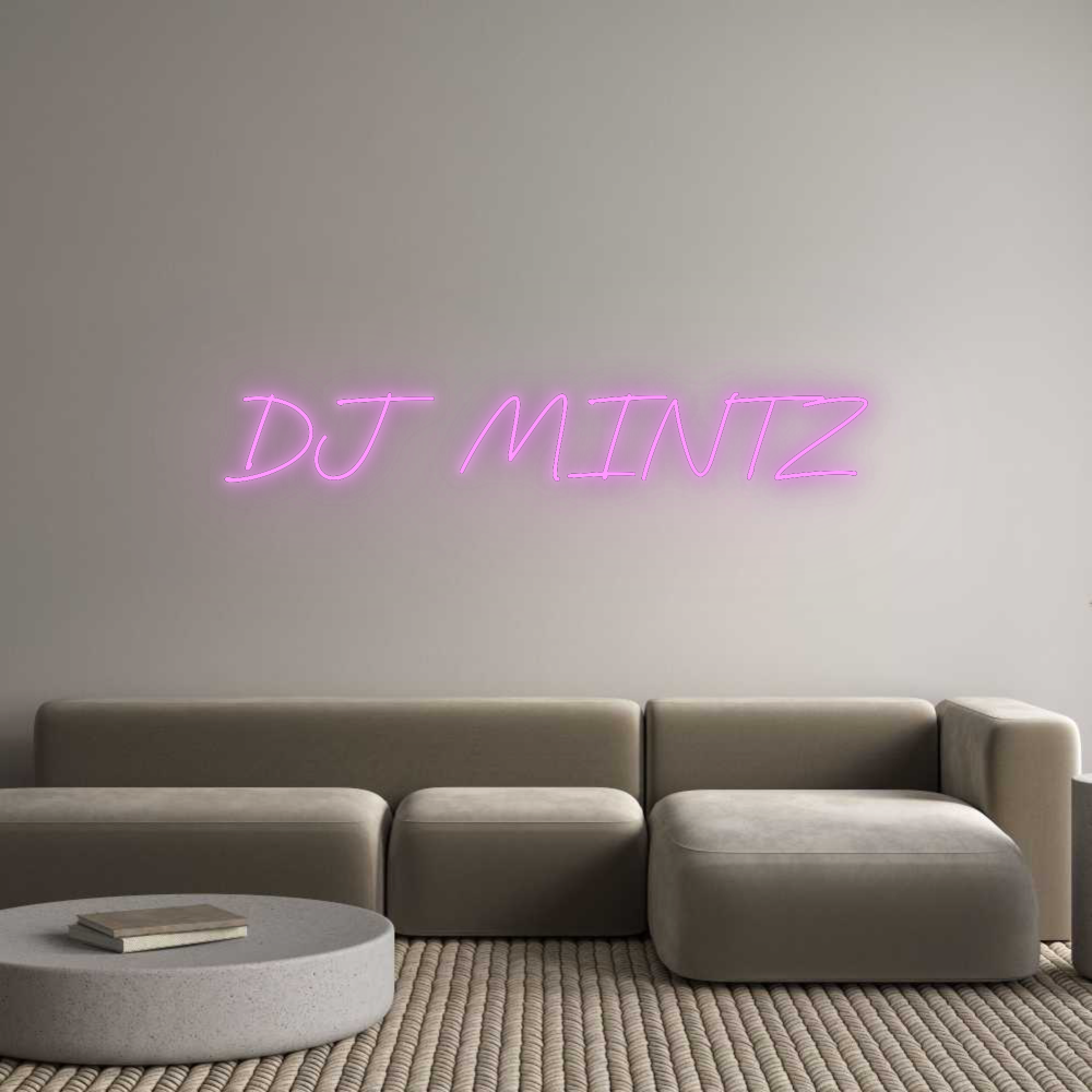 Custom Neon: DJ MINTZ