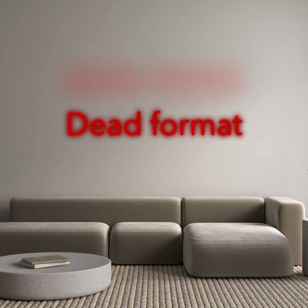 Custom Neon: Dead format