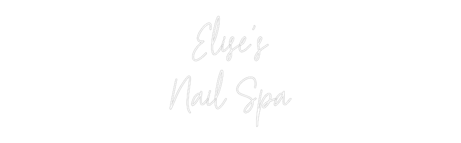 Custom Neon: Elise's
Nail...