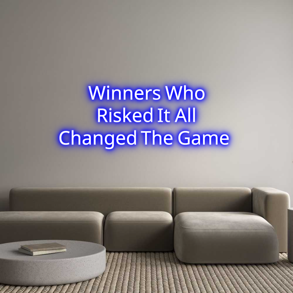 Custom Neon Text - Winners Who
...