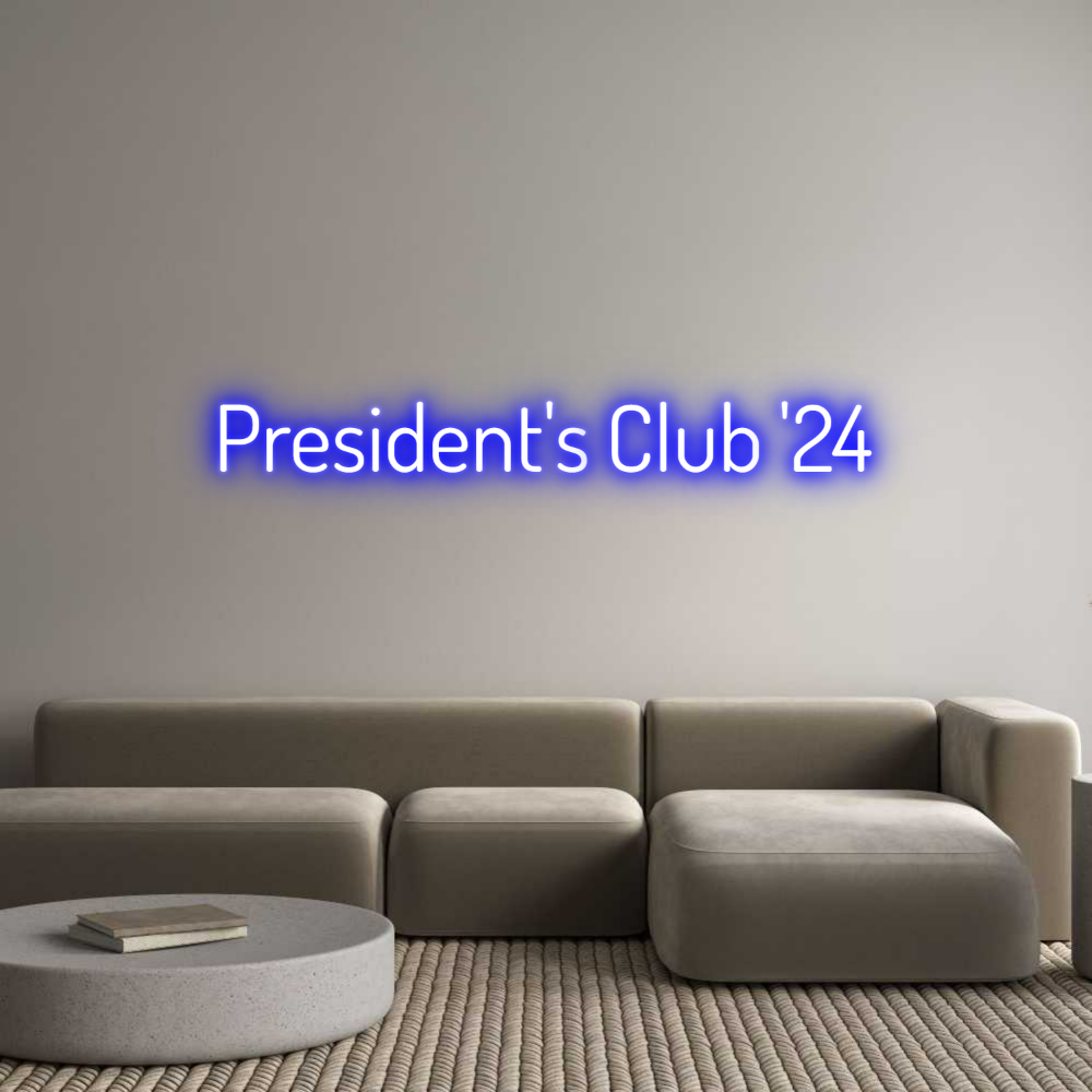 Custom Neon Text - President's C...