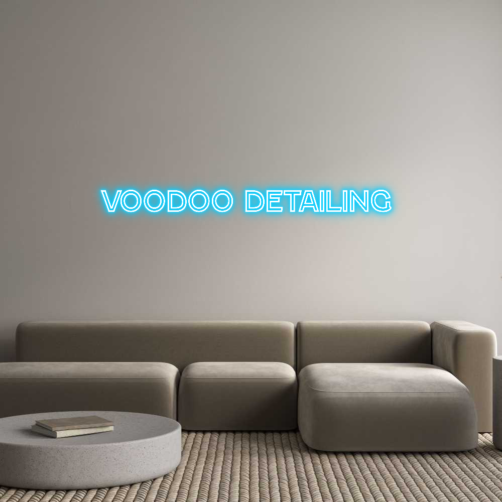 Custom Neon Text - Voodoo Detail...