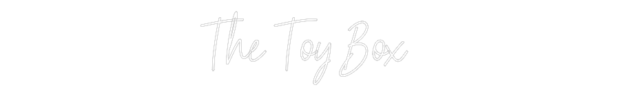 Custom Neon Text - The Toy Box