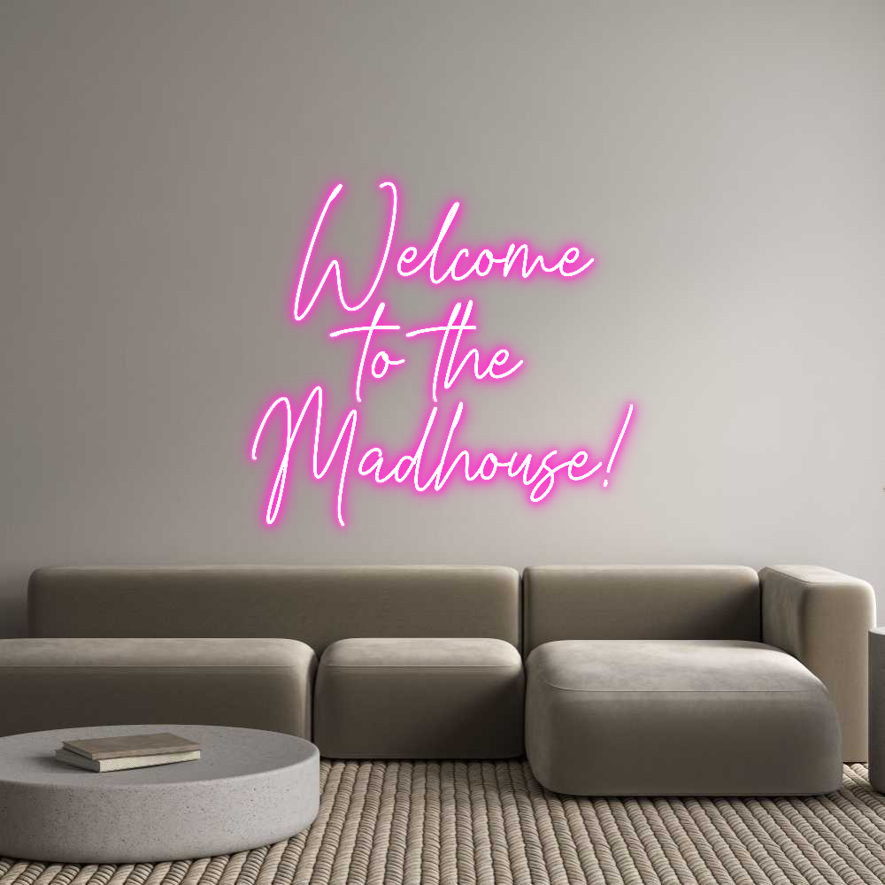 Custom Neon Text - Welcome
to t...