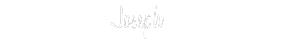 Custom Neon: Joseph