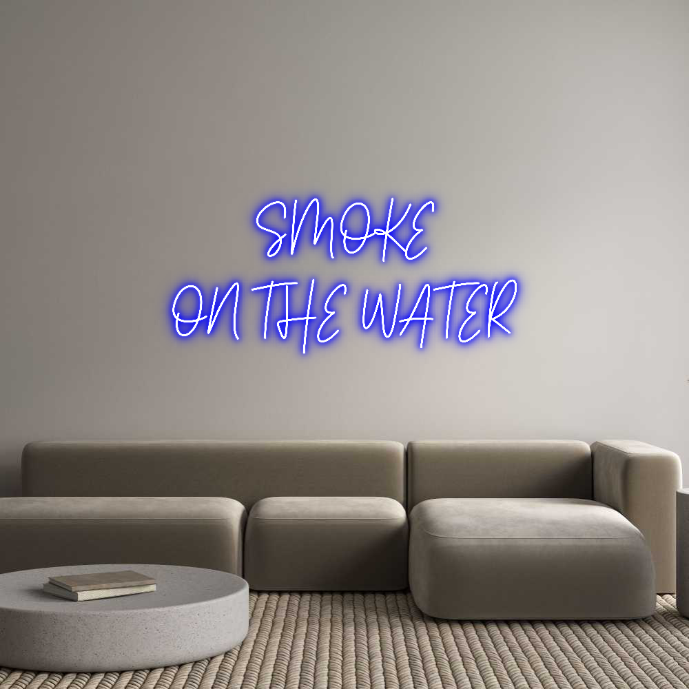 Custom Neon Text - SMOKE
ON THE...