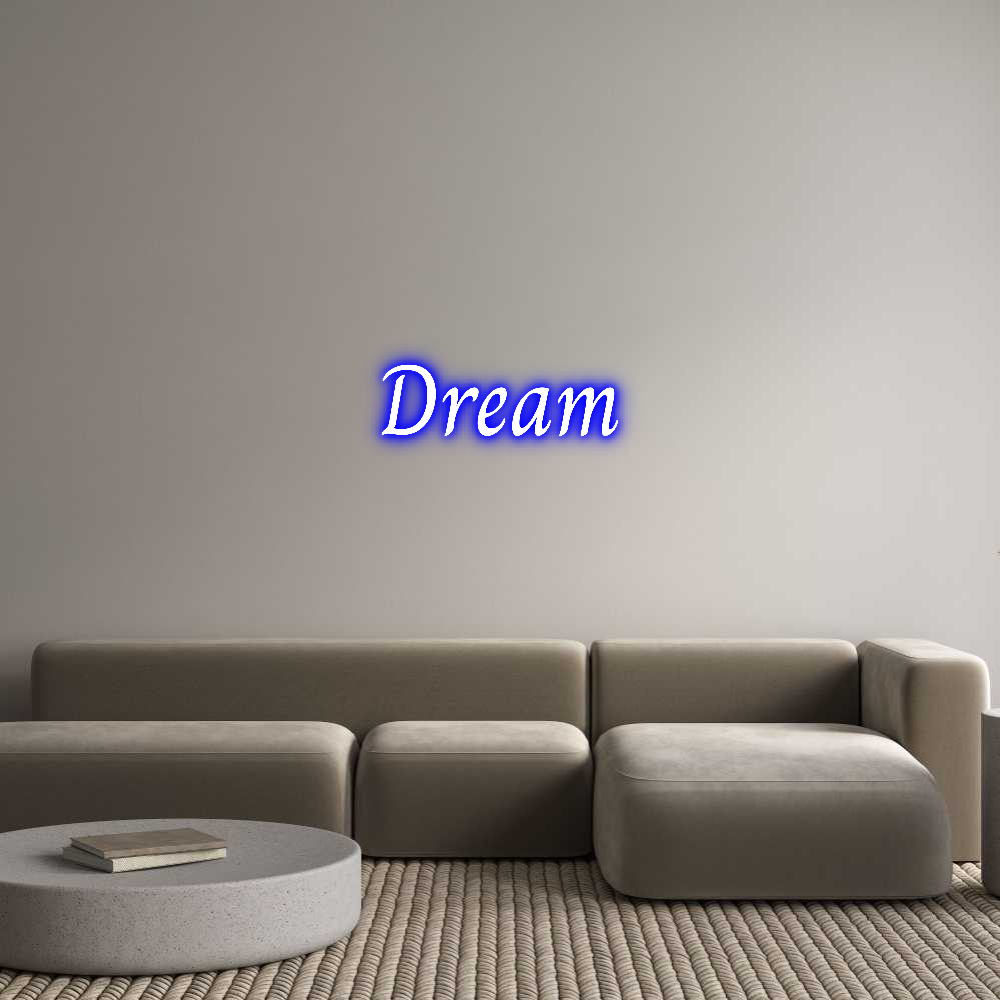 Custom Neon Text - Dream