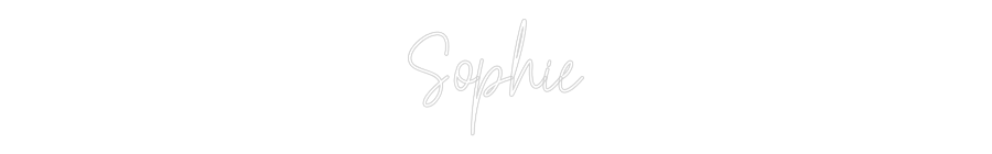 Custom Neon: Sophie