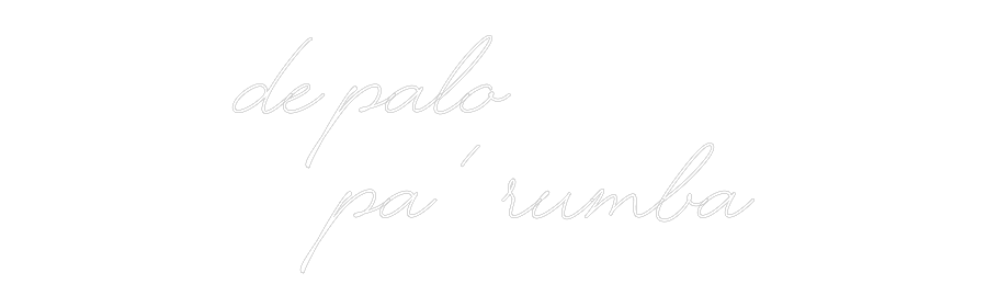 Custom Neon Text - de palo 
   ...