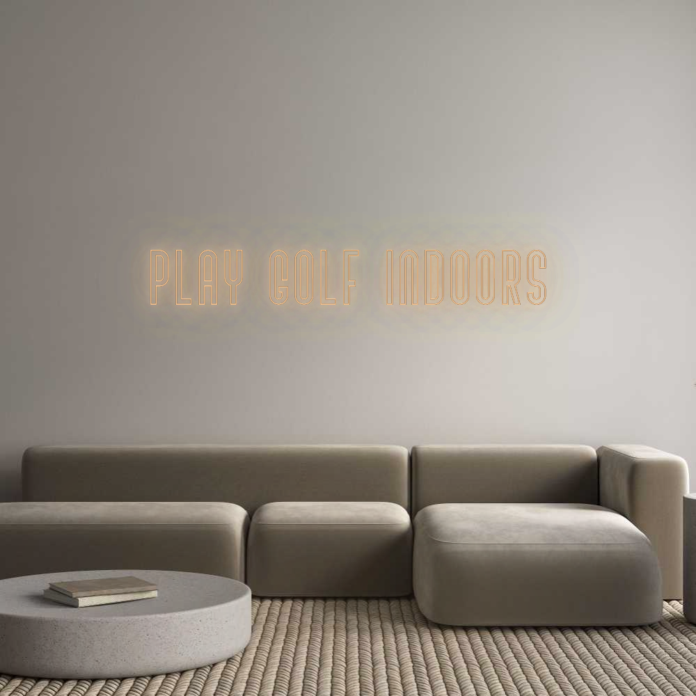 Custom Neon: Play  Golf  I...