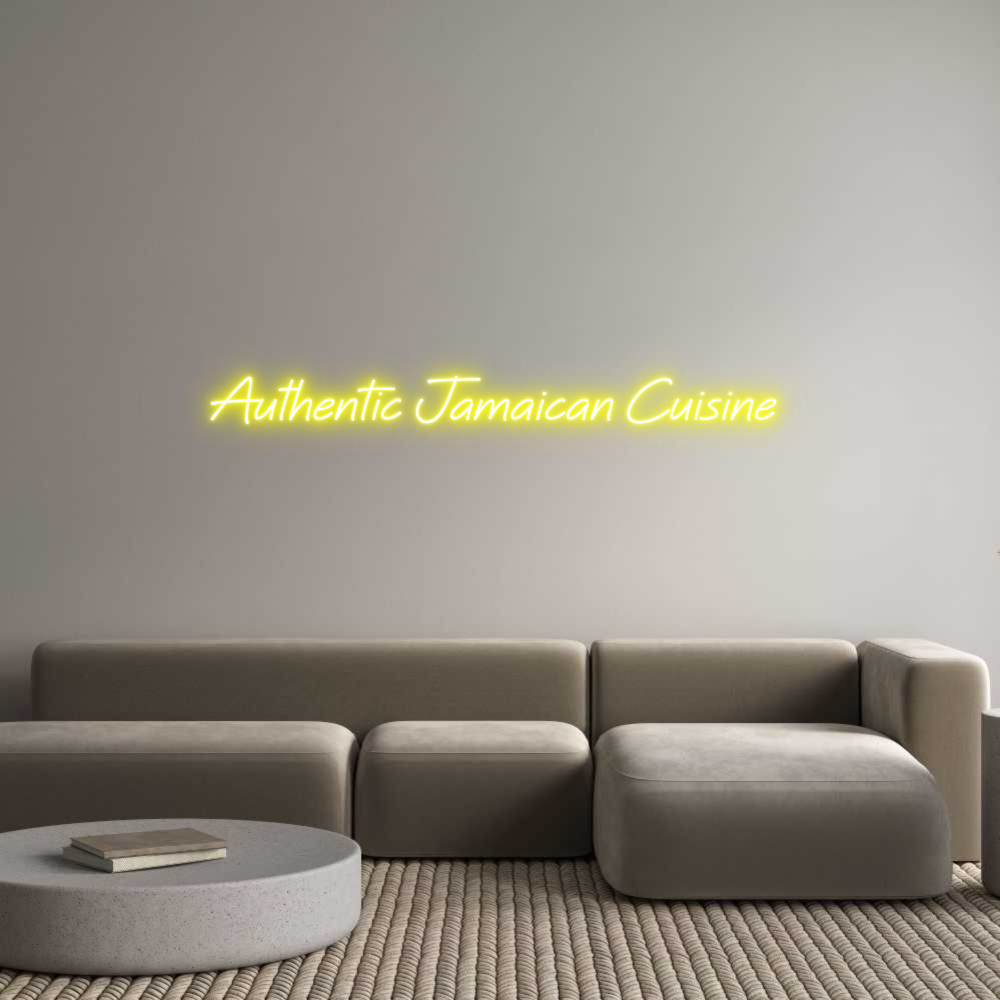 Custom Neon Text - Authentic Jam...