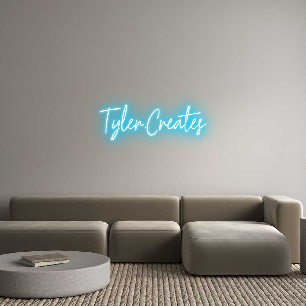 Custom Neon Text - Tyler.Creates