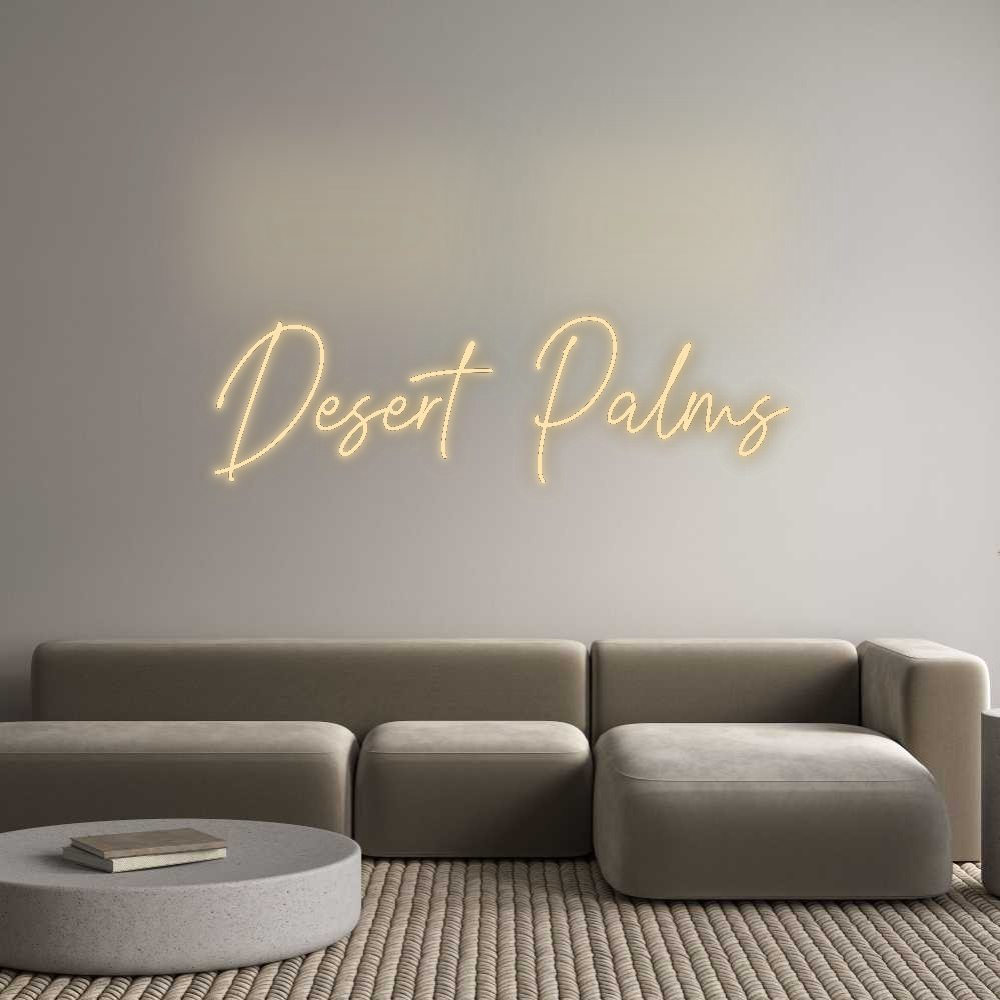 Custom Neon: Desert Palms