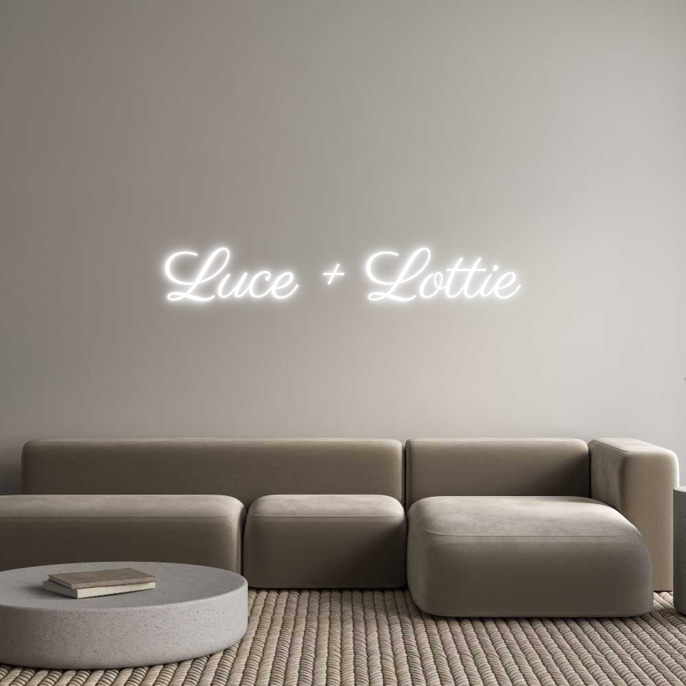 Custom Neon Text - Luce + Lottie