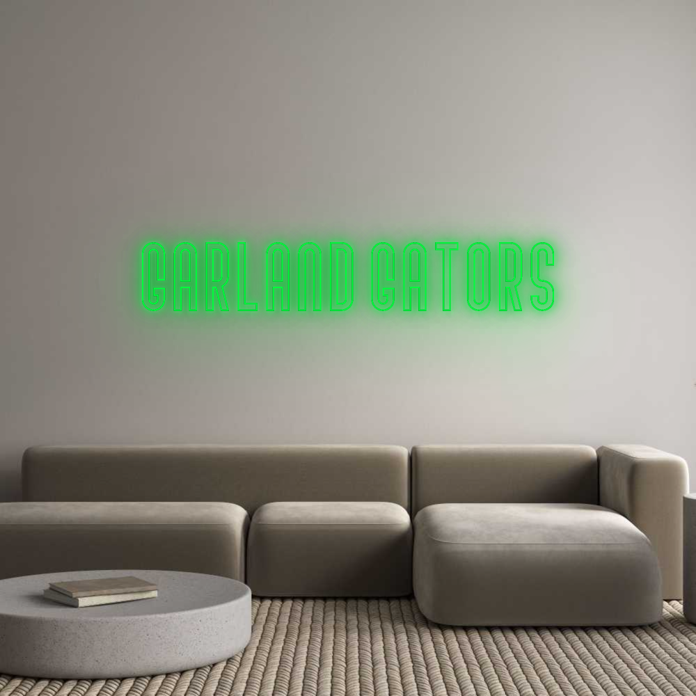 Custom Neon: Garland Gators