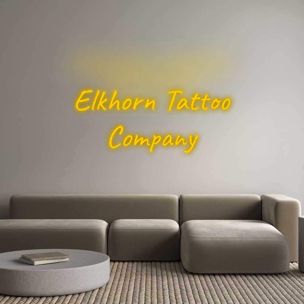 Custom Neon: Elkhorn Tatto...