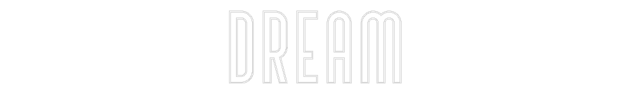 Custom Neon Text - Dream