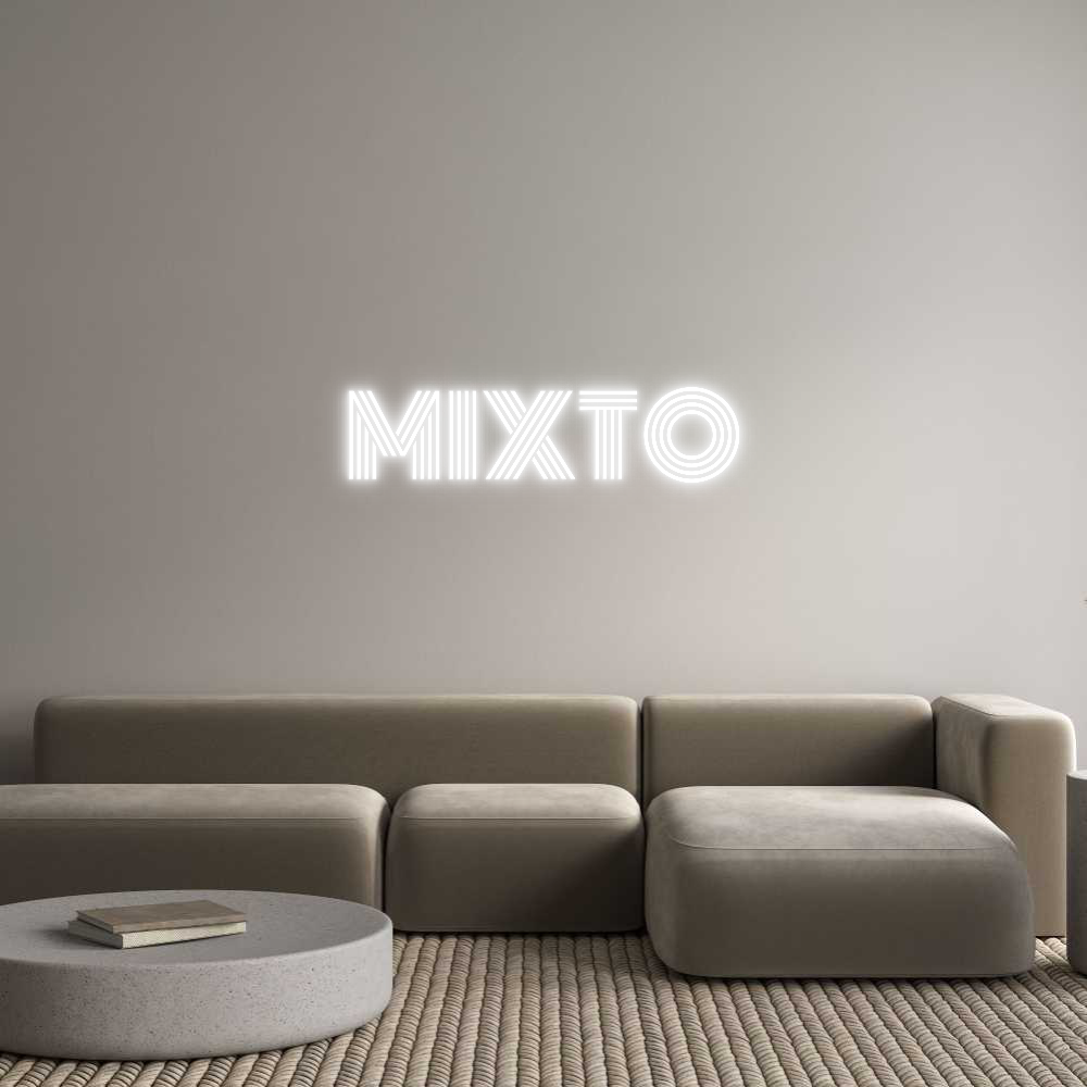 Custom Neon Text - MIXTO