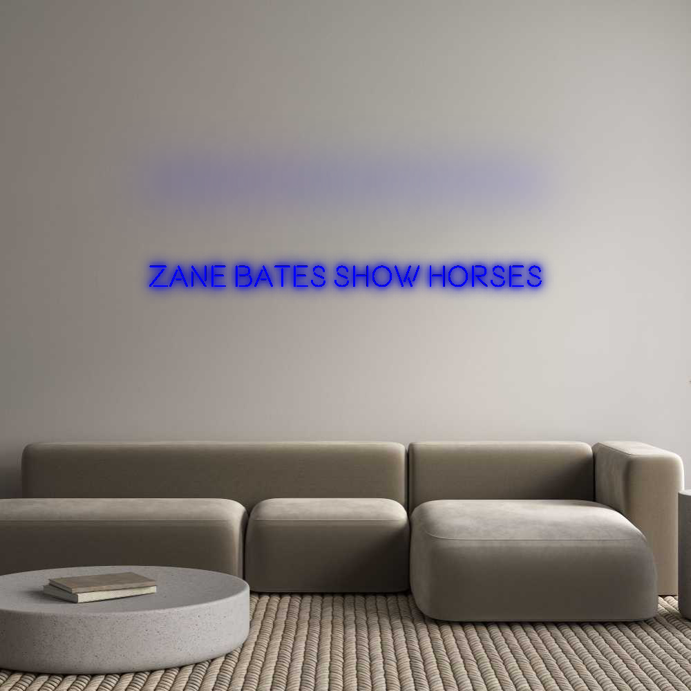 Custom Neon: Zane Bates Sh...