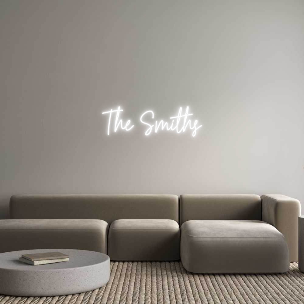 Custom Neon Text - The Smiths