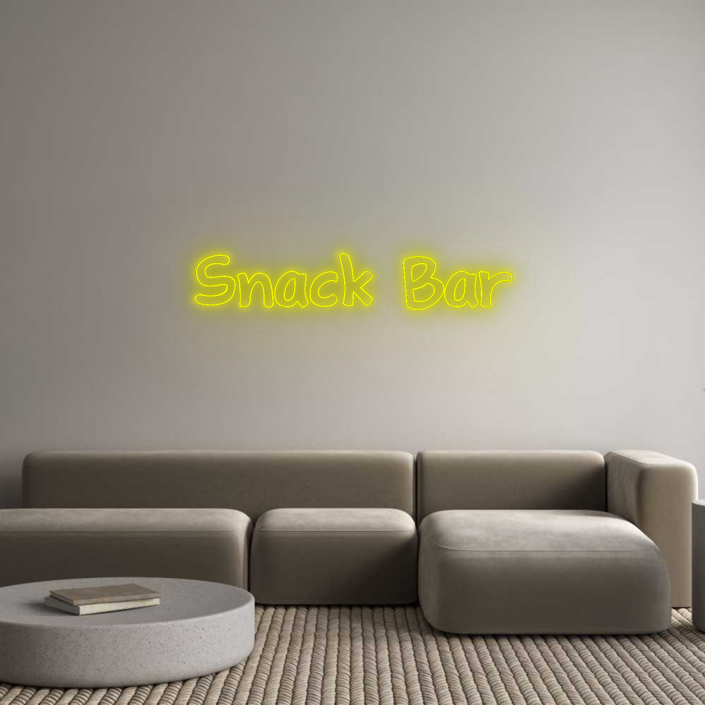 Custom Neon: Snack Bar