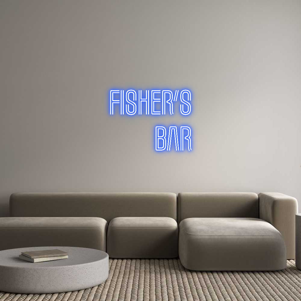 Custom Neon Text - Fisher’s
Bar