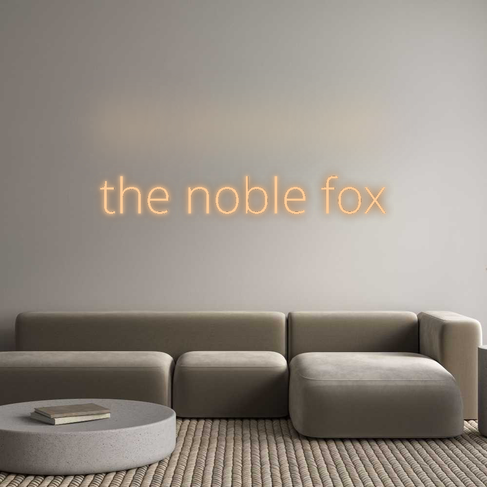 Custom Neon: the noble fox