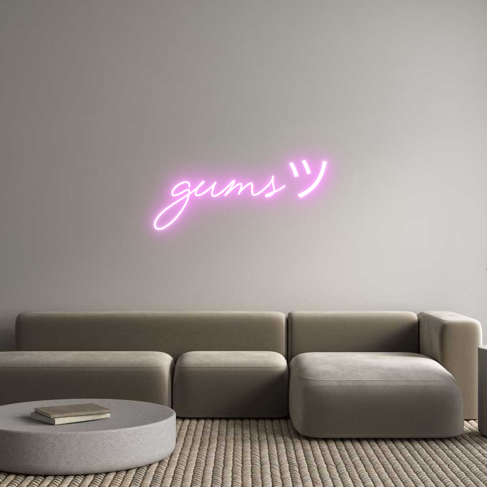 Custom Neon Text - Gumsツ