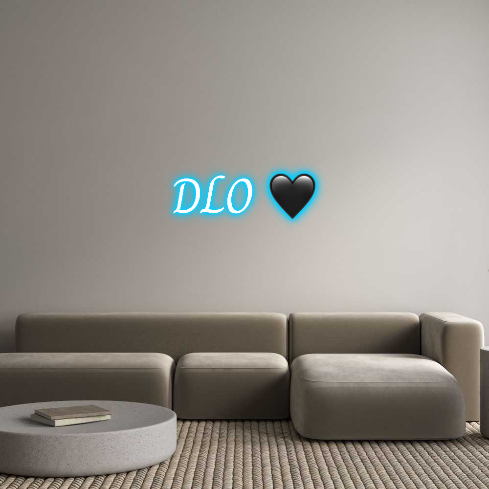 Custom Neon Text - DLO 🖤