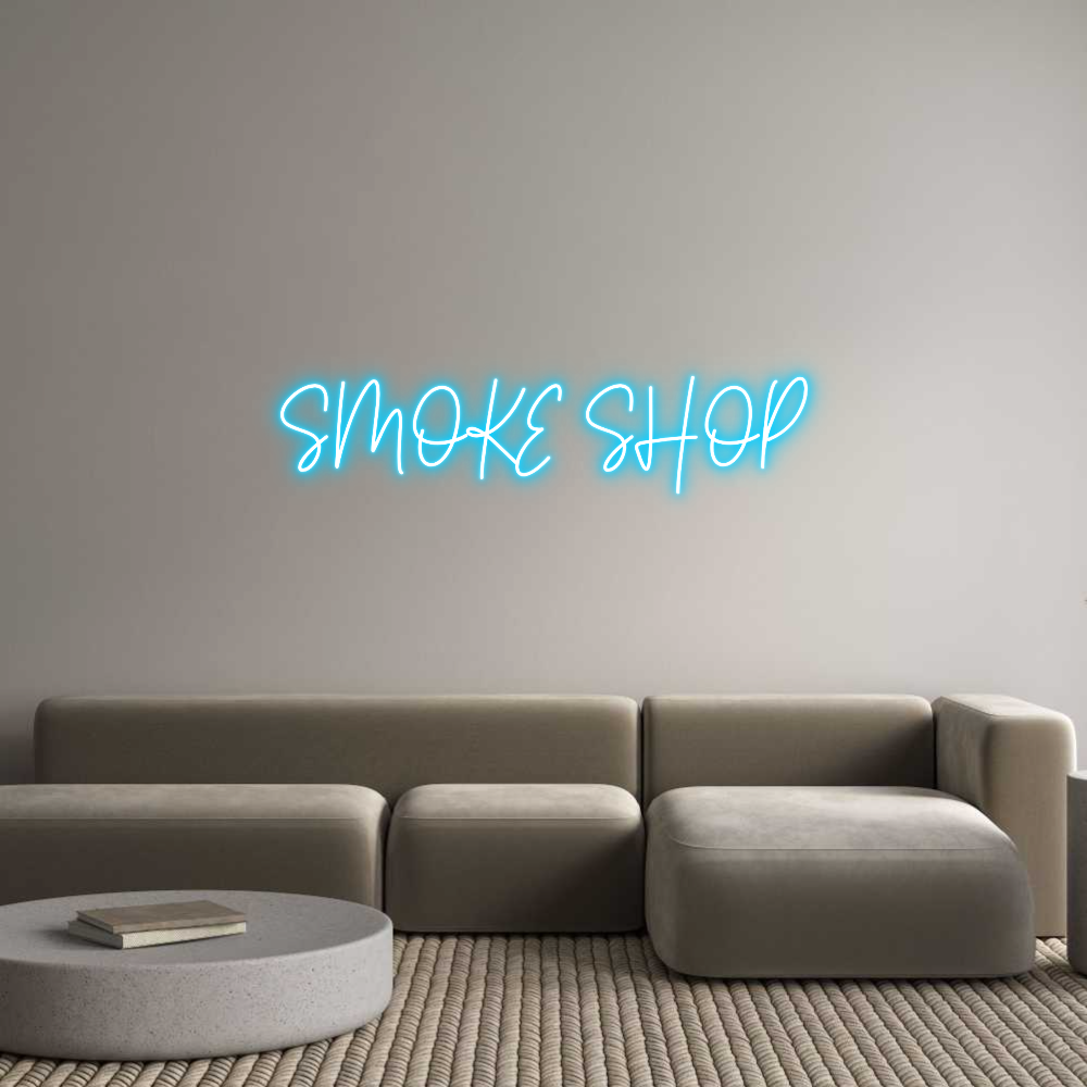 Custom Neon Text - SMOKE SHOP