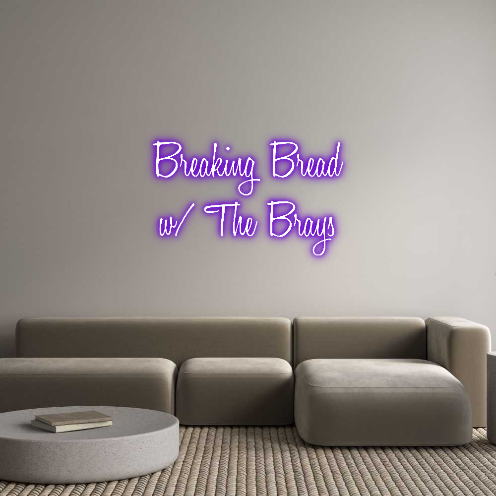 Custom Neon Text - Breaking Brea...