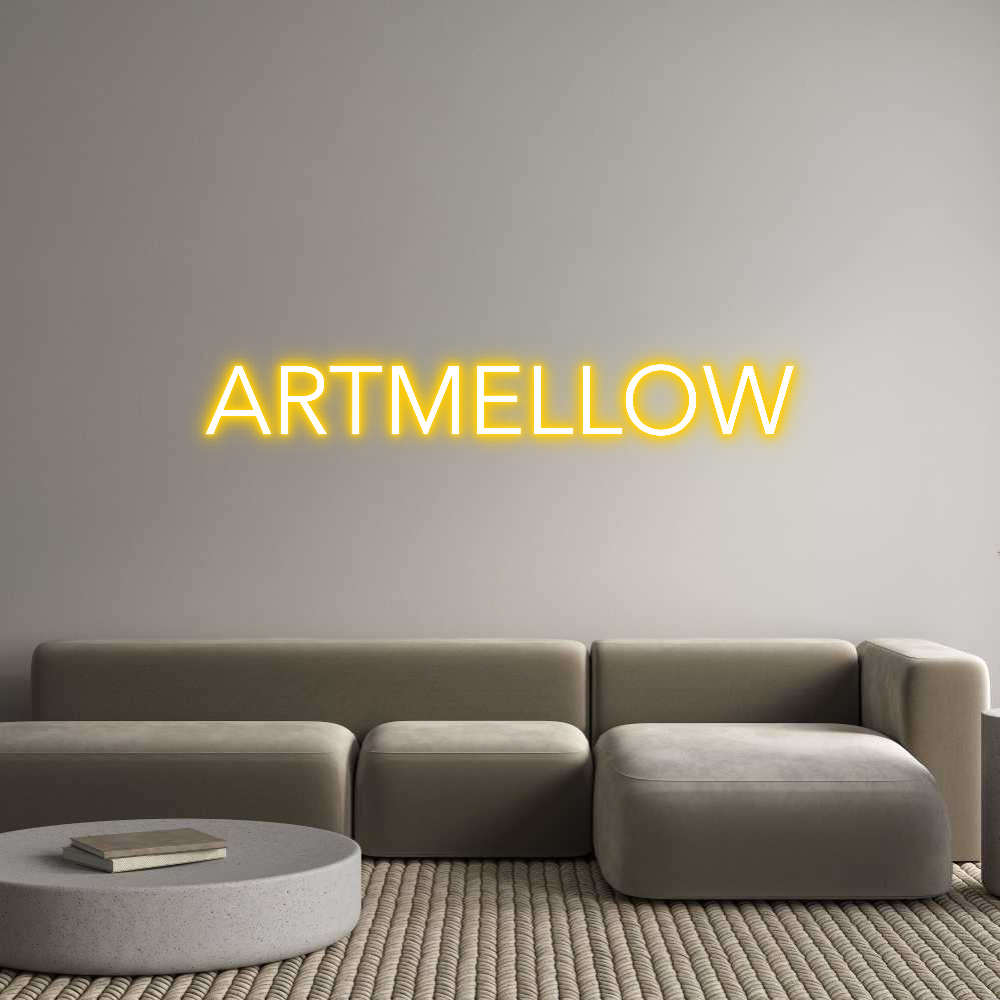 Custom Neon Text - ARTMELLOW